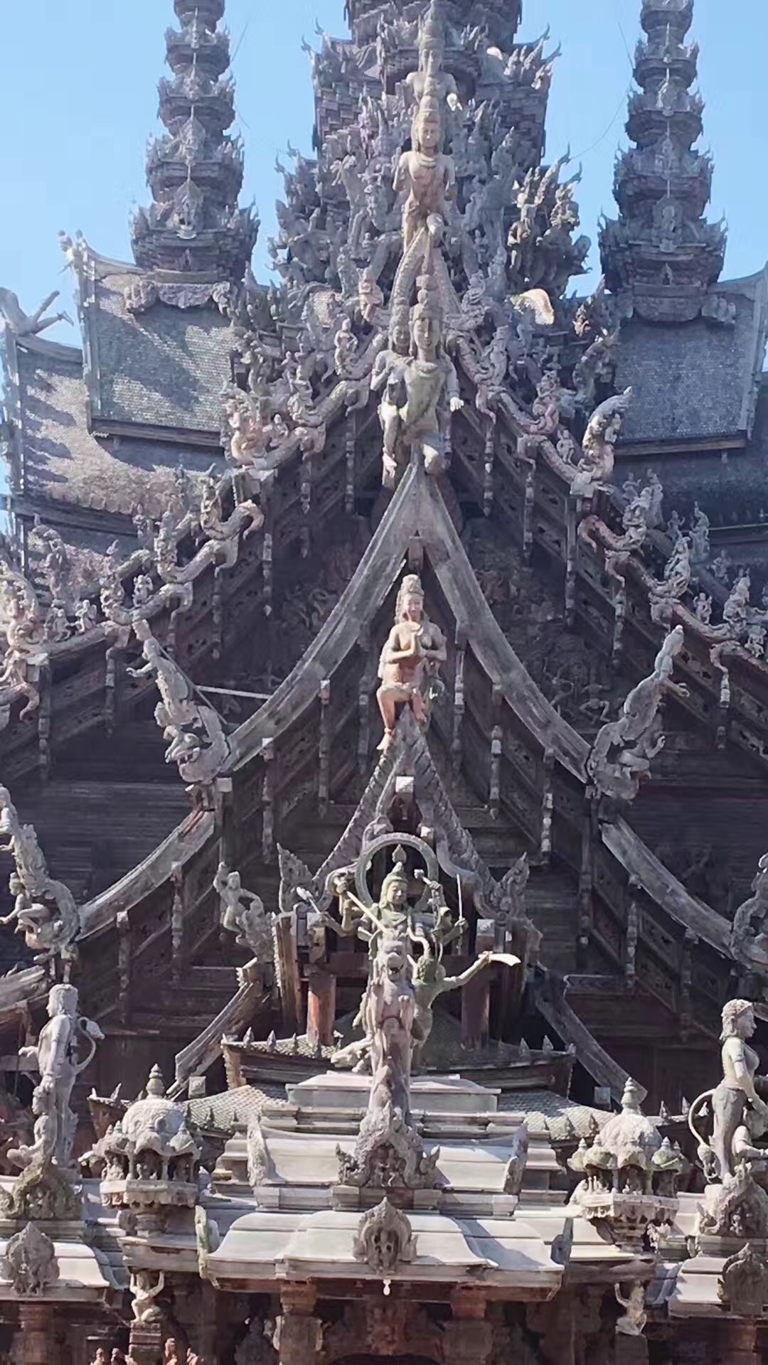 泰国木结构寺庙