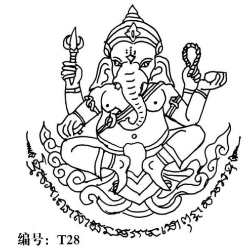 象神纹身 象神纹身